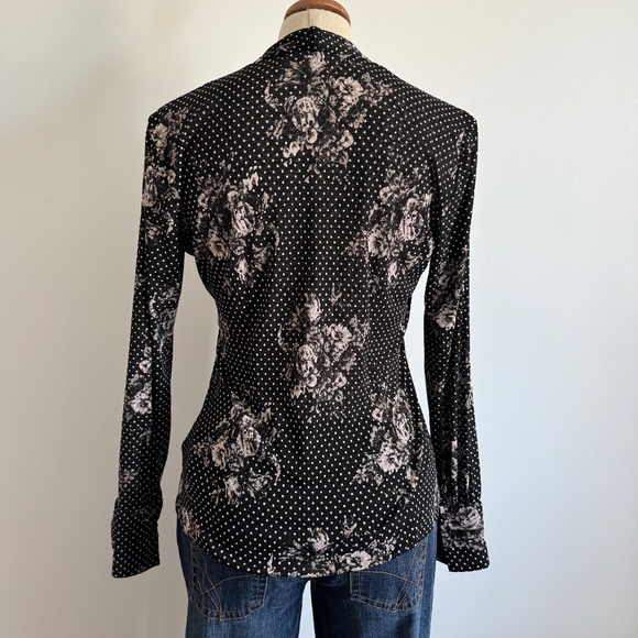 San Francisco - Blanc and White Floral Long Sleeve Shirt - Picture 5 of 9